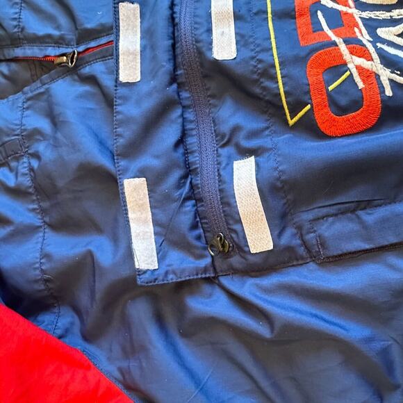 Rare Design Odd Future Windbreaker Small Tyler the Creator Navy Red Embroidered - Picture 4 of 8